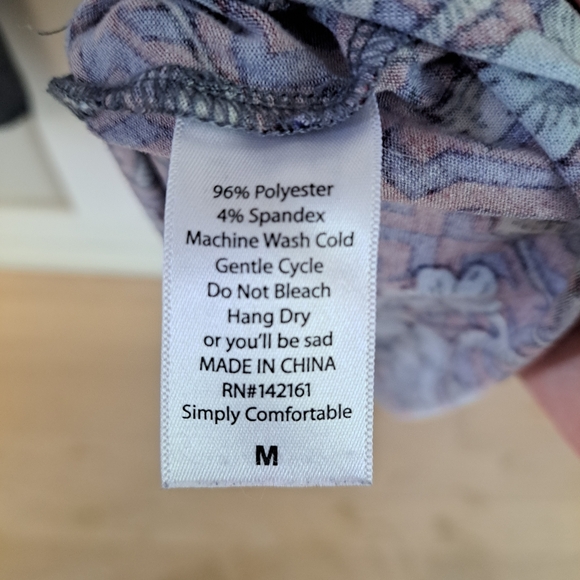 LuLaRoe Randy Raglan Sleeve Top – Size Medium - Picture 5 of 5